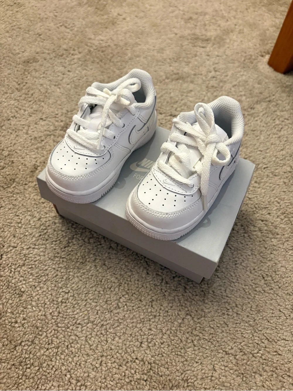 Nike Kids White AF1 Low